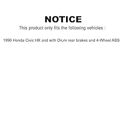 Front Rear Wheel Bearing And Hub Assembly Kit For