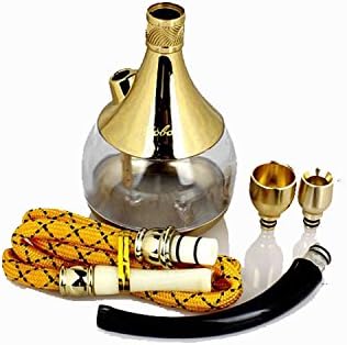 Mini Size 5.2" 1 Hose Hookah with Accessories Set Shisha Metal Material