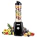 Aicok Personal Blender 300W, Single Serve Blender with Sport Tritan Cup, Mini Blender, Bullet Blender for Shakes and Smoothies, Smoothie Blender for Travel, Individual/Student, Black