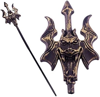 Bestoyard Halloween Retro Bat Shap Wand Bat Spear Decorative Props