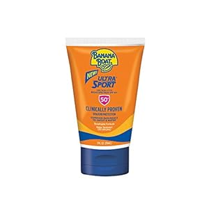 Banana Boat Sport Ultra Sunscreen, Broad Spectrum Sun Screen Lotion, SPF 50, TSA Approved Travel Size, 2 Fl Oz. ( Pack…