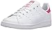 adidas Originals Stan Smith Sneaker, Core White/White/Bold Pink, 5 US Unisex Big Kid