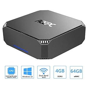 ACEPC Mini PC Intel Celeron J3455,4K HD Graphics Windows 10 Mini Desktop Computer,4GB DDR3/64GB eMMC,Gigabit Ethernet…