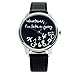 DZT1968(TM) Unisex Analog Quartz Watch Whatever,I'm Late Anyway Wrist Watch