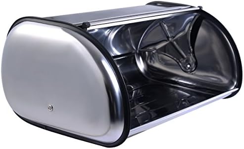 New Stainless Steel Bread Box Storage Bin Keeper Food Container Kitchen