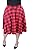 Girl Talk Clothing Plus Size Tartan Skater Skirt