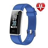 LETSCOM Fitness Tracker, Heart Rate Monitor Watch with Color Screen, IP68 Waterproof, Step Counter, Calorie Counter, Sleep Monitor, Pedometer, Smart Watch for Kids Women and Men