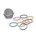 ZRAMO Colorful Color Choices Silicone Ribbon Microphone Ball Head Mesh Grill for for shure PG58 Beta58 SLX124 SM58 PGXD24 PG24/PG58 PYLE PDWM-2115 Wireless Microphones Replacement Universal Screen-1PC