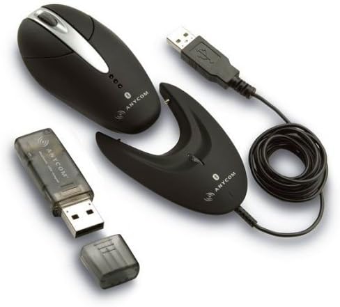 Anycom Bluetooth Mouse & USB Adapter Bundle