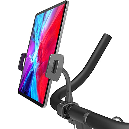 Gooseneck Spin Bike Tablet Mount, APPS2Car Adjustable Tablet Holder for