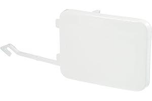 VekAuto Tow Hook Eye Hole Cover Cap Compatible for Mercedes-Benz W211 E-Class E280 E320 E350 E550 E500 E55 2002-2008, Durable Plastic White Rear Right