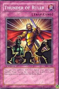 Yu-Gi-Oh! - Thunder of Ruler (MFC-042) - Magicians Force - Unlimited Edition - Common
