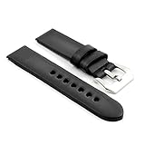StrapsCo Vintage 4mm Thick Leather Watch Strap