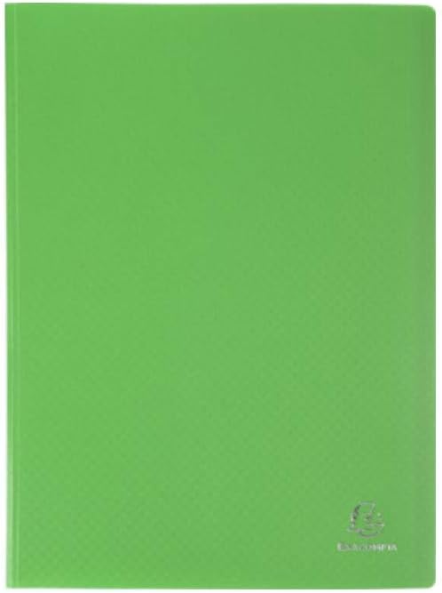 Exacompta 8843E Semi-Rigid PP A4 Display Book 80 Views 40 Pockets Green
