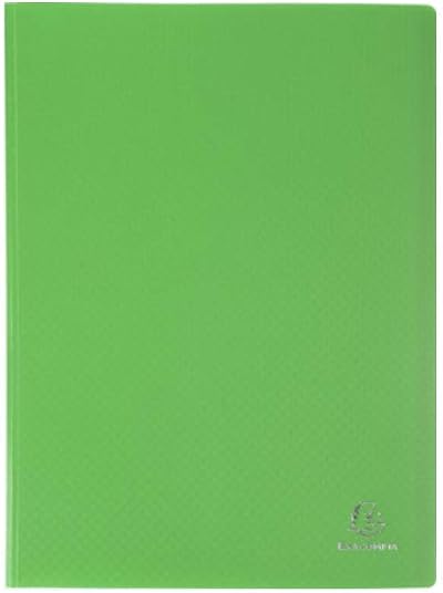 Exacompta 8843E Semi-Rigid PP A4 Display Book 80 Views 40 Pockets Green