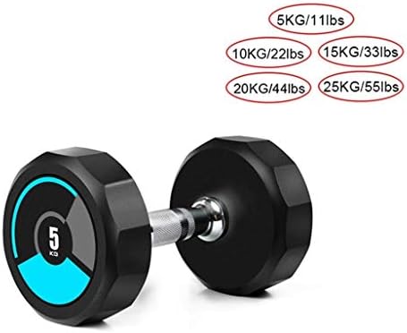 シングルダンベルピュアスチールバーベルの筋力トレーニング調節可能フィットネススポーツジムスポーツトレーニング5kg 10kg キロ25gk サイズ kg 44lbs