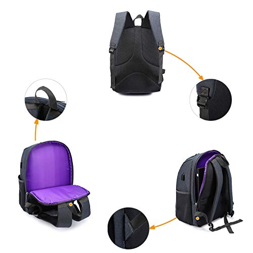 Selighting-Mochila-Fotogrfica-Multifuncin-y-Impermeable-para-Cmaras-Rflex-Digital-SLR-Lentes-Trpode-Flash-Laptop-Porttil-Canon-Nikon-Sony-Drone-y-Accesorios