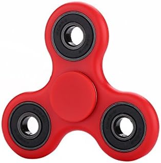 Hanputai Fidget Spinner Toy with High Speed and Silent Hand Spinner Perfect for ADD ADHD Anxiety and Autism Adult Children(Red)