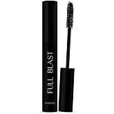 Farmasi Full Blast Mascara, Volumizing, Lengthening &amp; Curl, Ultra Black | Buildable Lightweight Formula, Lash Separation, Softening Moisture, Bold False-Lash Effect, Comfortable All-Day Wear
