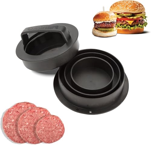 Cuisinart csbp-100 gefüllt Burger Press 4-in-1 schwarz