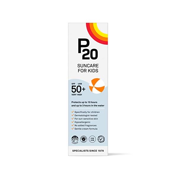 Riemann P20 Sun cream/lotion for Kids (+1 yr) SPF50+. All day long, Once a day, Hydrating, Absorbs Fast, Long lasting, 5…