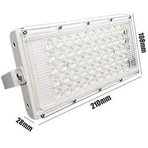 Phyllo 50Watt Ultra Thin Slim IP65 Led Flood Light for Indoor and Outdoor Usage (Pack of 1) (White Color)