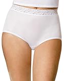 Hanes Women's 3 Pack Nylon Brief Panty, Assorted, 11