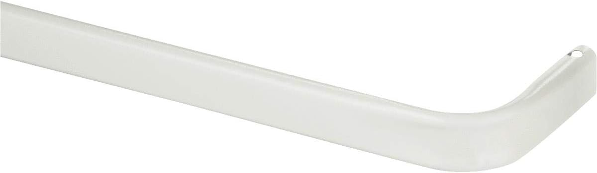 Amazon Com Kenney White Kn511 Single Curtain Rod 28 48 Home