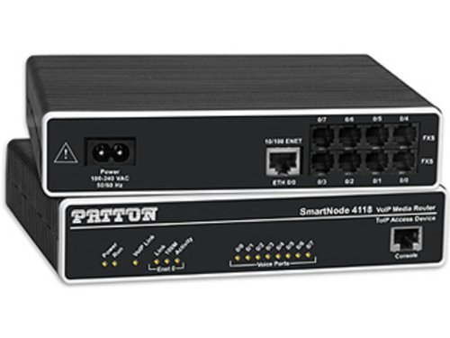 Patton SmartNode 4114 2-FXS & 2-FXO VoIP Gateway