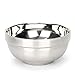 RushGo Stainless Steel Bowl Set Insulated Cereal/ Soup Bowl 25oz Set of 5