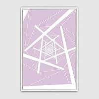 Framed Canvas Wall Art Minimalistic Painting Canvas Prints Home Artwork Decoration for Living Room,Bedroom - 16x24 inches