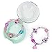 Twisty Petz, Series 2 Babies 4-Pack, Ponies and Puppies Collectible Bracelet and Case (Teal) for Kids