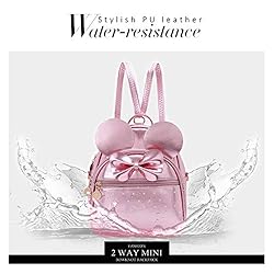 KL928 Girls Bowknot Polka Dot Cute Mini Backpack