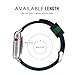 MoKo Band for Apple Watch Series 3 Bands, Fine Woven Nylon Adjustable Replacement Band Sport Strap for iWatch 42mm 2017 series 3 / 2 / 1, Blue & Green (Not fit 38mm Versions)