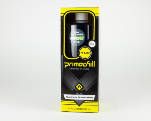 PrimoChill Base Intensified High Purity Deionized Water - Steel Blue (32oz.)