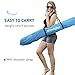 EasyGo Products 5' Easygoshade Portable Sun Shade Umbrella/Tripod Base Beach Stake & Tilt, Beach, Sports, Blue
