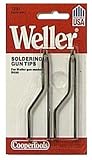 6 Pack Weller 7250W Standard Replacement Tip for D550 Professional Soldering Gun - 2 per Package