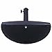 Yescom 20-inch 22-lbs Semicircle Umbrella Base Heavy Stand Holder Fit for Half Patio Garden Umbrella Black