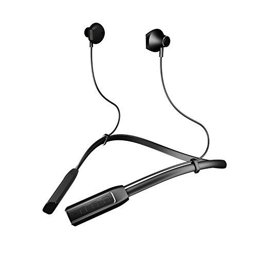 Bluetooth Headphones, Wireless Sports Earphones V4.1 HD Stereo Neckband Sweatproof Headset Noise Cancelling Magnetic Earbuds with Mic for iPhone iPad Samsung LG & Android Phones (12 Hours Playtime)