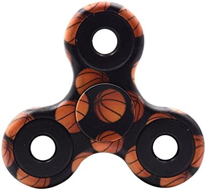 SCI Fidget Hand Spinner ( Basketball New Design )Toy Stress Reducer Ball Bearing High Speed Spinners - May help with ADD, ADHD, Anxiety, and Autism Adult Children