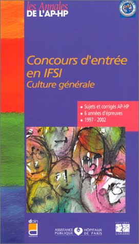 Concours d'entrée en IFSI