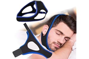 Ocvcebi Anti Snoring Chin Strap，Anti Snoring Devices, Snoring Relieve Chin Strap,Breathable Stop Snoring Chin Strap Snoring Solution for Users to Keep Mouth Closed