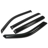 For Honda Pilot 2nd Gen 4DR 4pcs Tape-On Window Visor Deflector Rain Guard