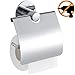 Wangel Strong Adhesive Toilet Paper Holder, Patented Glue + 3M Self-Adhesive, Stainless Steel, Polished Finish