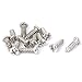 uxcell Stainless Steel Safe Latch Slide Lock Door Window Bolt 60x26mm Long 2pcs