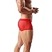 Tonsee® Sexy Men's See Through Briefs Shorts Underwear (M, Red)