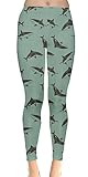 CowCow Womens Sharks Hammerhead Pattern Leggings