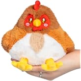 Squishable - Snacker Hen S1 E3 - Birds Collection - 6 in - Soft Toy Collectible Stuffed Animal