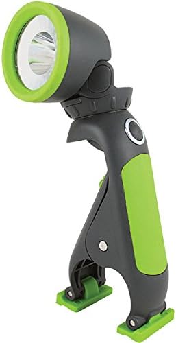 Blackfire 3AAA LED Clamplight w/o Batteries, Black/Green( 6 pack)
