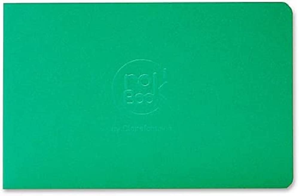 Clairefontaine - Ref 6034C - Crok'Book Landscape Staplebound Sketchbook - 17 x 11cm, 90gsm Paper, Acid Free, pH Neutral, 24 White Pages - Assorted Colours